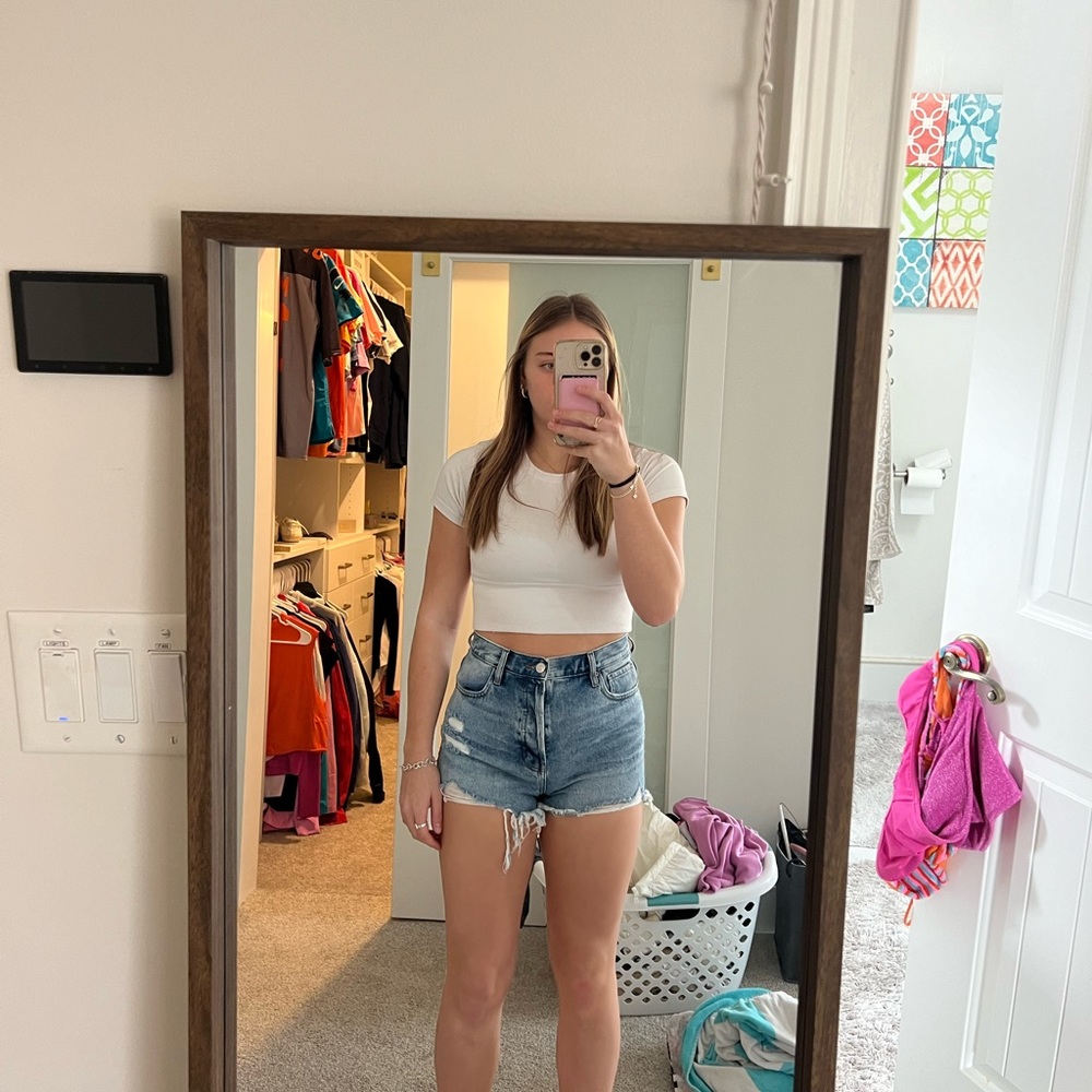 Blue wash PACSUN Jean shorts